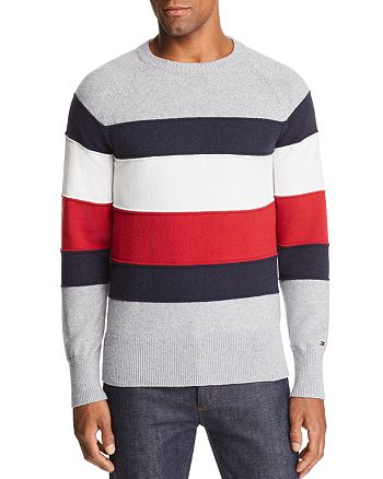 Tommy Hilfiger Logo-Stripe Sweater | Bloomingdale's