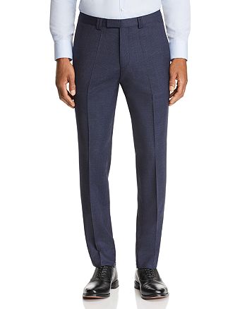 HUGO Hesten Micro-Check Slim Fit Suit Pants | Bloomingdale's