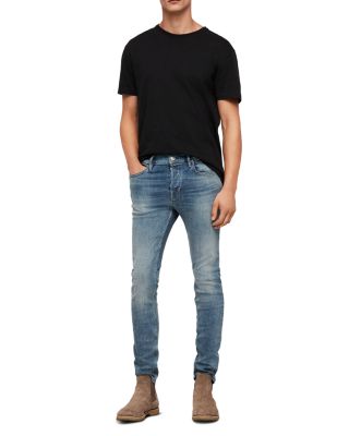 cigarette skinny jeans Are the Chic Upgrade to Jeans You've Been Waiting For Made from a blend of 52% cotton ALLSAINTS Cigarette Skinny Jeans in