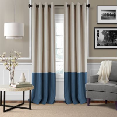 Braiden Color Block Blackout Curtain Panel, 52" x 95"