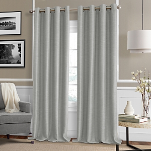 Elrene Home Fashions Brooke Textured Blackout Curtain Panel, 52 X 84 In Gray