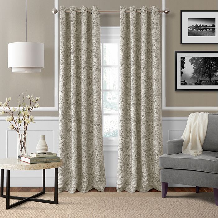 Elrene Home Fashions Julianne Blackout Window Panel, 52 X 95 In Natural