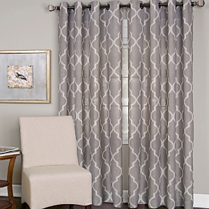 Elrene Home Fashions Medalia Window Panel, 52 X 95 In Stone