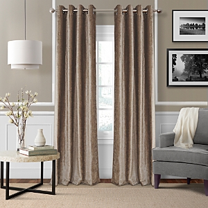 Elrene Home Fashions Victoria Velvet Window Panel, 52 X 95 In Taupe