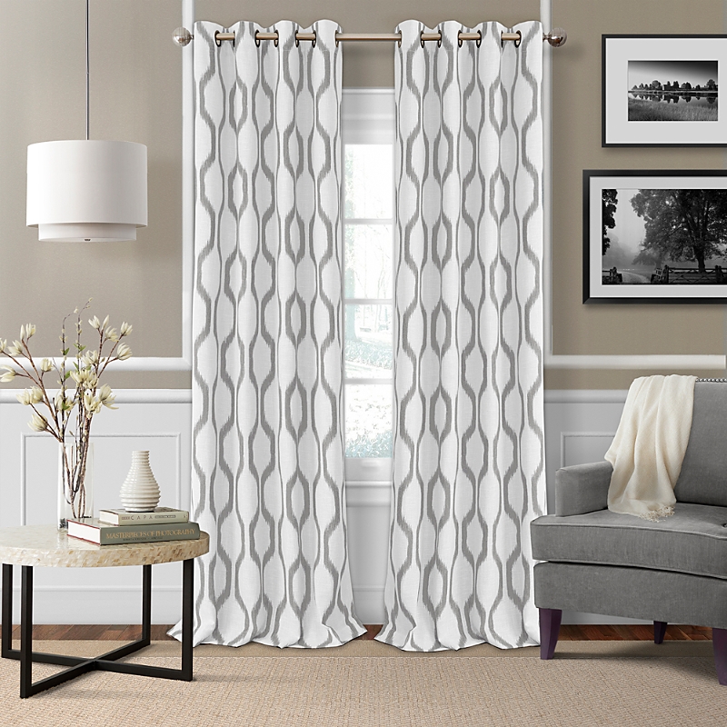Shop Elrene Home Fashions Renzo Blackout Window Panel, 52 X 84 In Light Gray