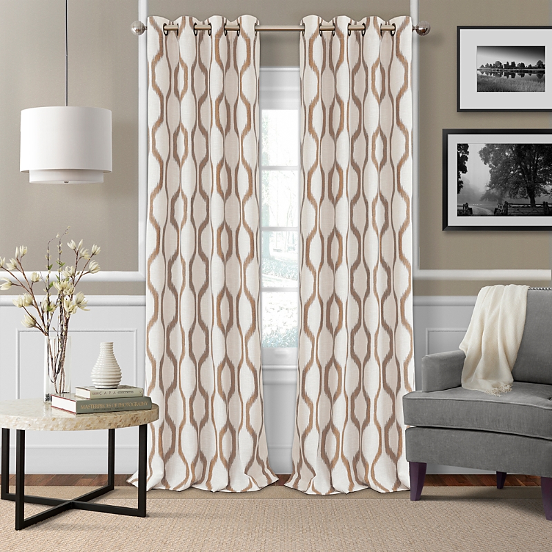 Elrene Home Fashions Renzo Blackout Window Panel, 52 X 84 In Natural