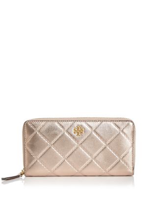 tory burch gold wallet