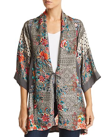 Johnny Was Ellamo Embroidered Silk Kimono | Bloomingdale's