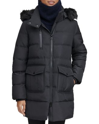 Marc new york astoria faux fur trim on sale anorak