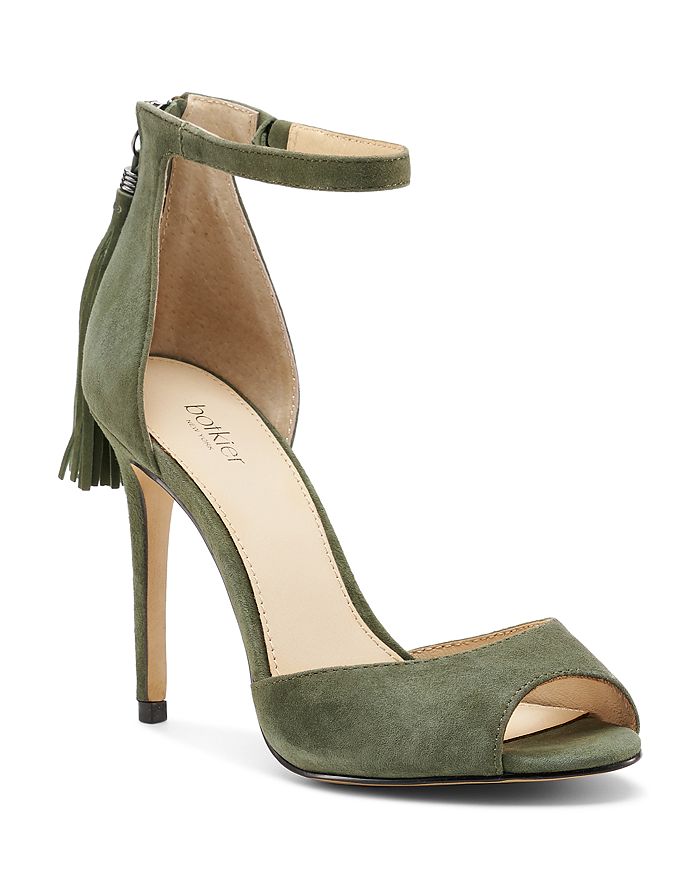 Botkier Women s Anna Suede Ankle Strap High Heel Sandals