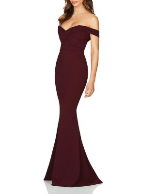 nookie off the shoulder dress