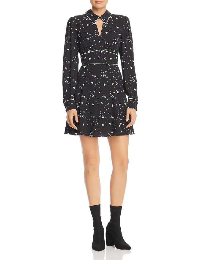 Parker - Kaylin Heart-Print Mini Dress