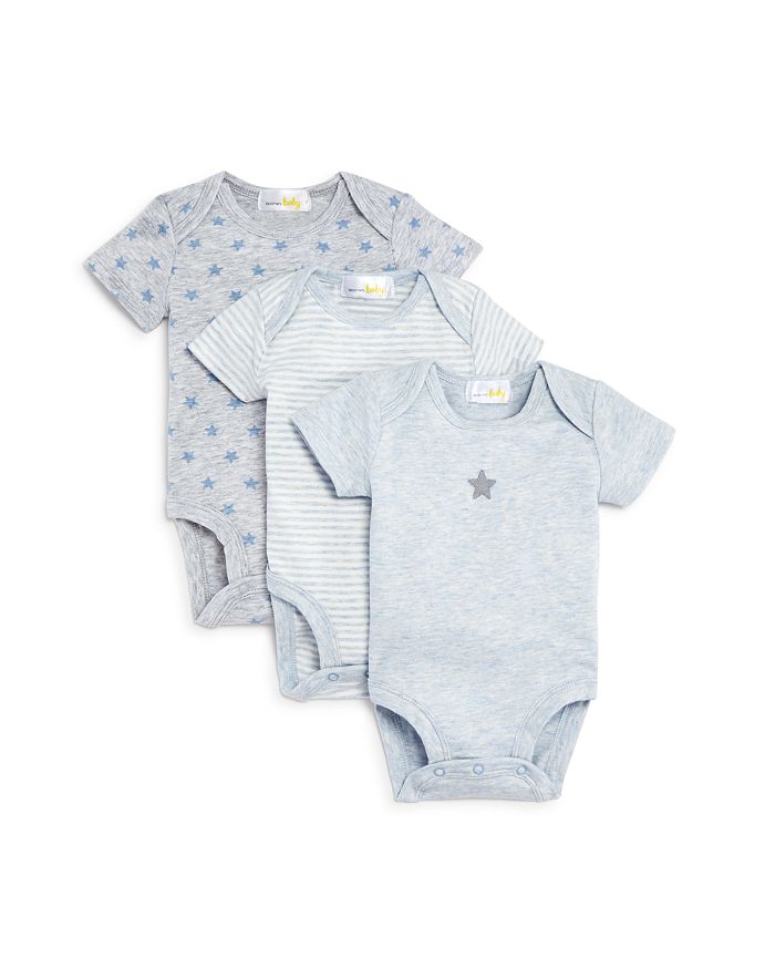 Bloomie's Baby Bloomie's Boys' Bodysuit, 3 Pack Baby Bloomingdale's