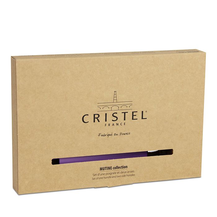 Shop Cristel Mutine 3-piece Handle Set In Black