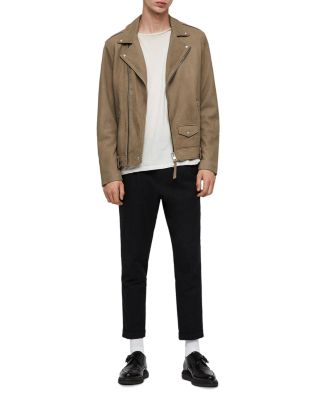 ALLSAINTS Elwick Nubuck Biker Jacket | Bloomingdale