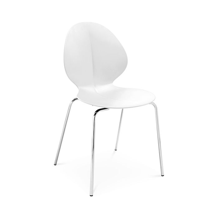 Calligaris Basil Side Chair In White
