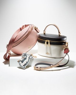 COACH x Selena Gomez Color-Block Leather Trail Crossbody