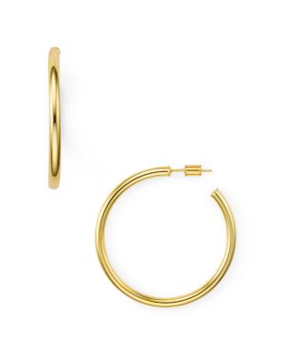 AQUA - Hoop Earrings in 18K Gold-Plated Sterling Silver, 18K Rose Gold-Plated Sterling Silver or Sterling Silver - Exclusive