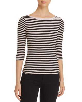 Three Dots - Mykonos Striped Tee