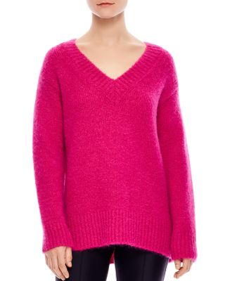 sandro pink cardigan