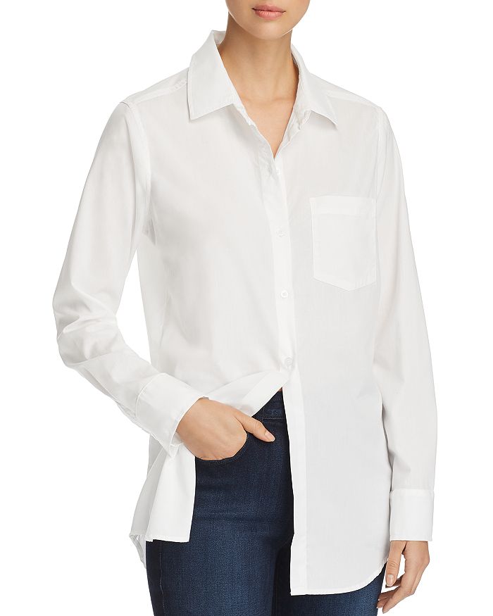 Parker Smith Charlie Button-down Shirt In White