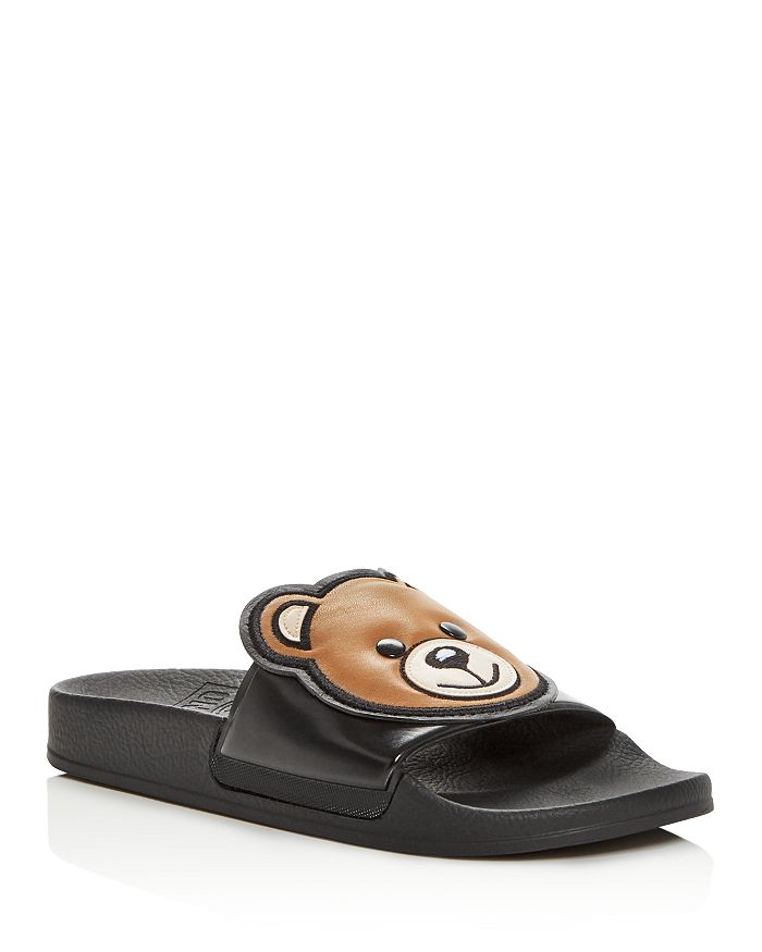 Moschino Women s Teddy Bear Pool Slide Sandals Bloomingdale s