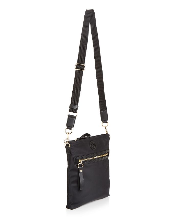 Shop Tory Burch Tilda Nylon Swing Pack Crossbody In Black gold