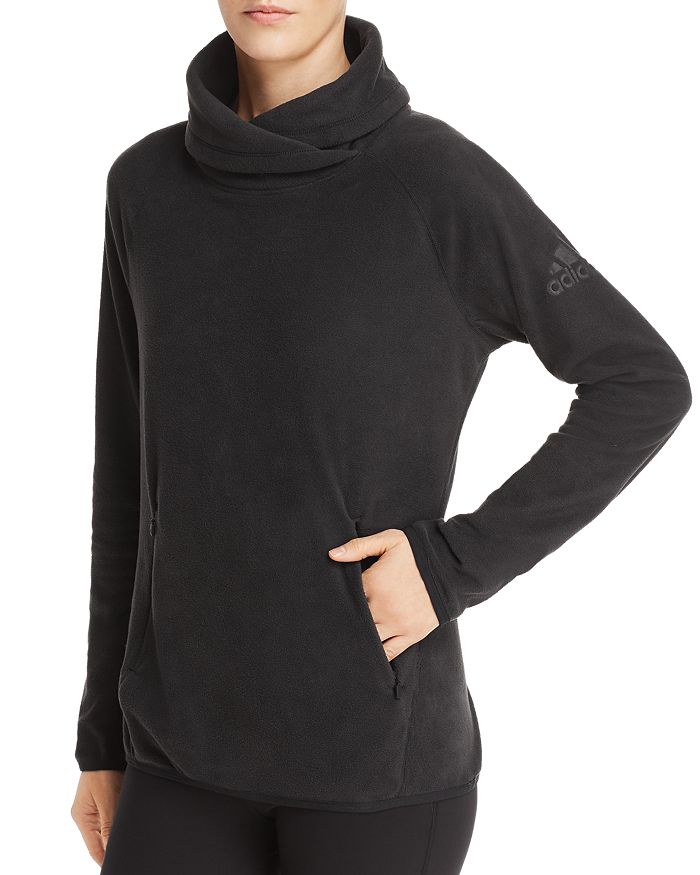 Adidas cowl neck sweatshirt clearance