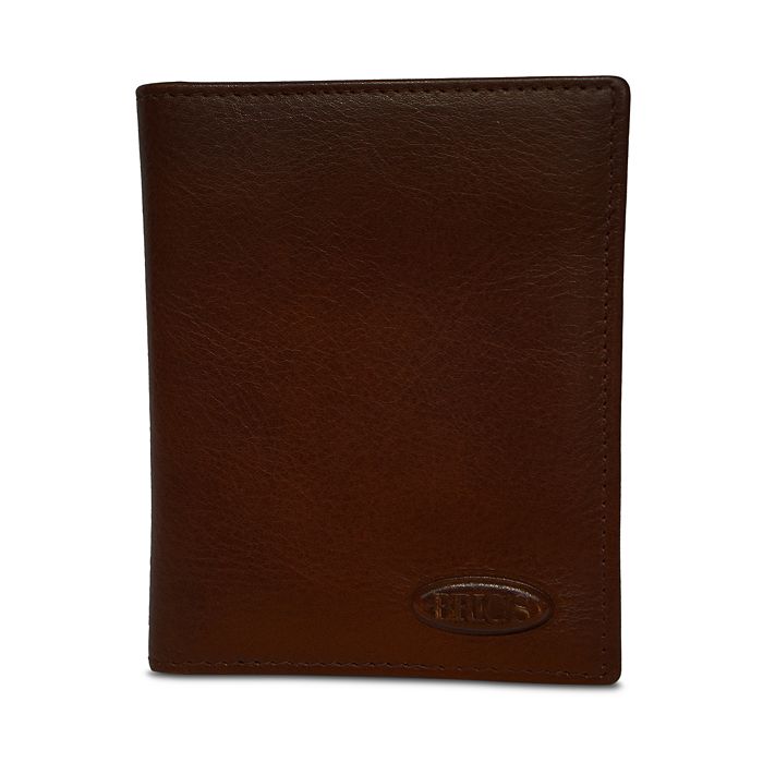 Bric's Monte Rosa Vertical Wallet With Id In Dark Brown
