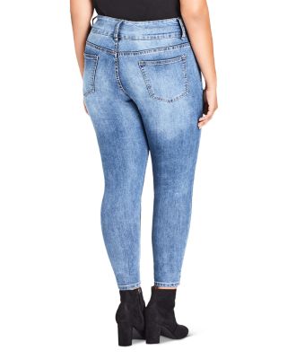 city chic ripped jeans