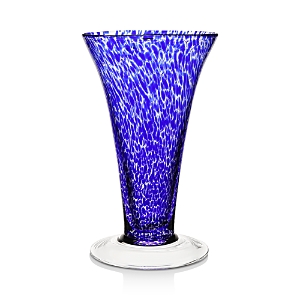 William Yeoward Crystal Vanessa Vase, 11 In Blue
