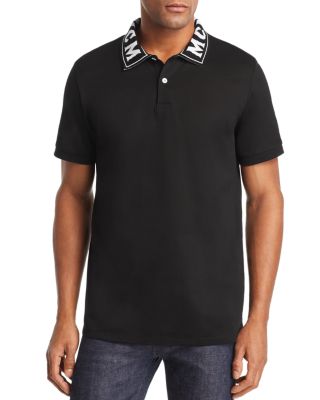 black mcm polo shirt