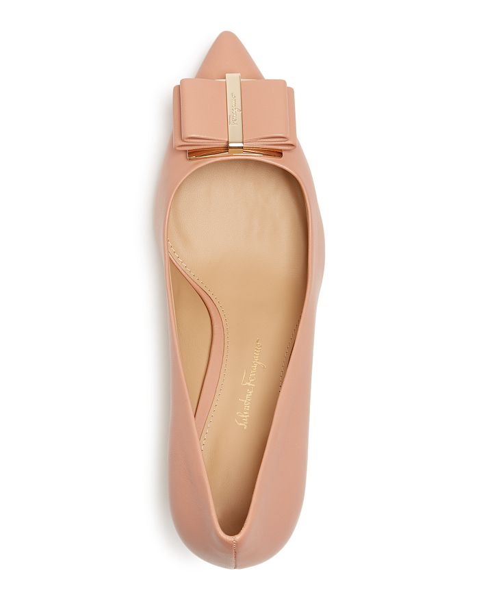 ferragamo pointed toe pumps