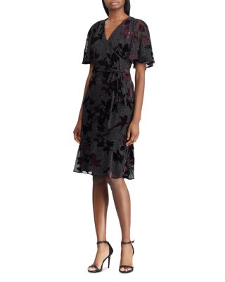 ralph lauren burnout velvet dress