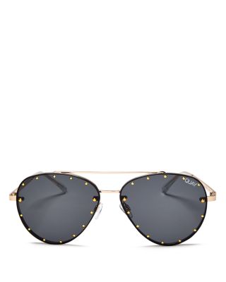 quay roxanne studded sunglasses