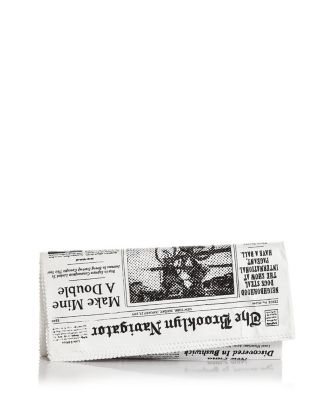 kate spade new york Newspaper Foldover Clutch Bloomingdale s