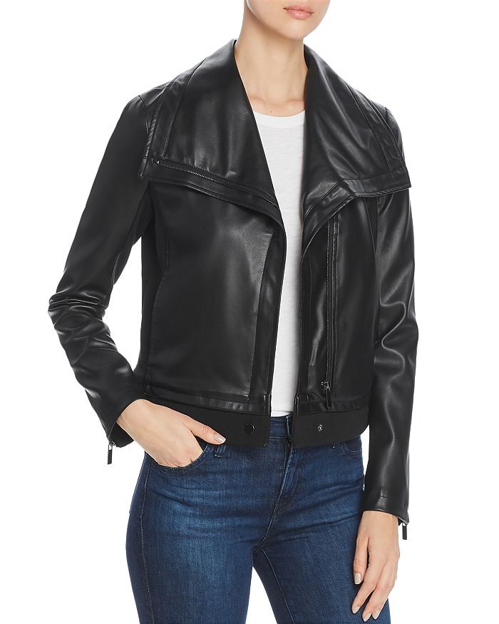 Bagatelle leather coat online