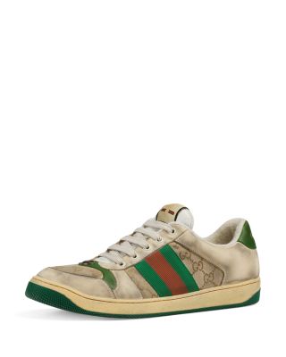 gucci shoes distressed