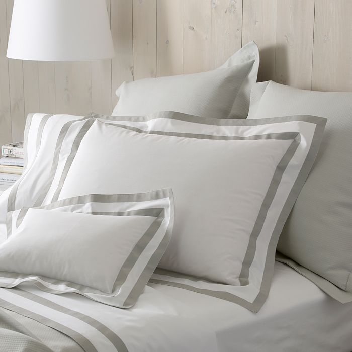 Matouk Marlowe Euro Sham In Silver