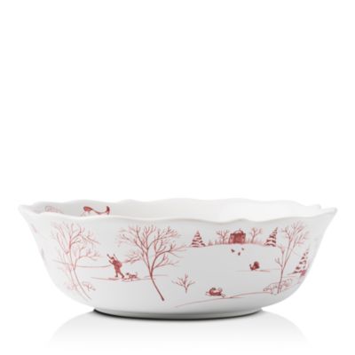 Country Estate Winter Frolic Serving Bowl