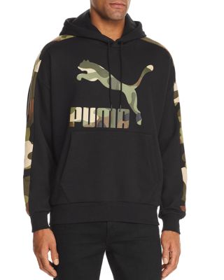 PUMA Wild Pack Camouflage Accented Hooded Sweatshirt Bloomingdale s