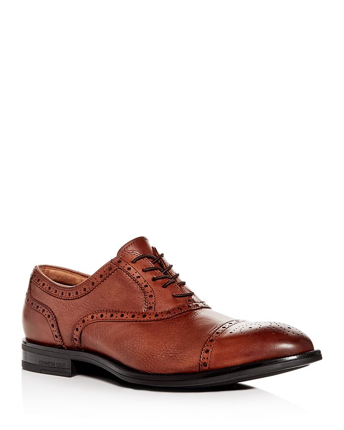Kenneth Cole Men S Futurepod Leather Cap Toe Oxfords Bloomingdale S
