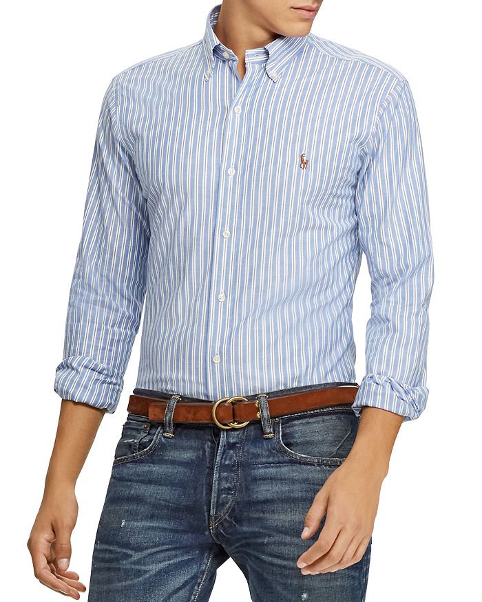 Polo Ralph Lauren Striped Slim Fit Button-Down Shirt | Bloomingdale's