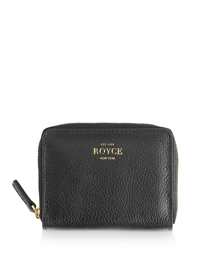 ROYCE New York Leather ZipAround Card Case Bloomingdale's