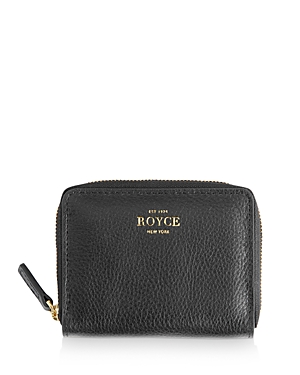 Royce New York Leather Zip-Around Card Case