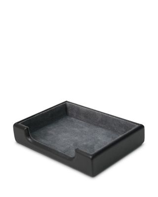 ROYCE New York - Leather Desktop Note Tray