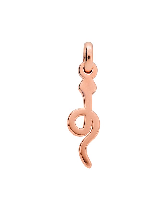 Tous Idol Serpent Pendant In Rose Gold