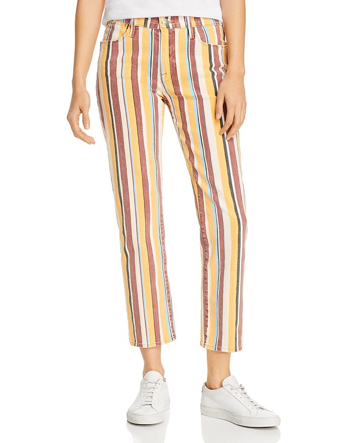 Frame striped jeans deals