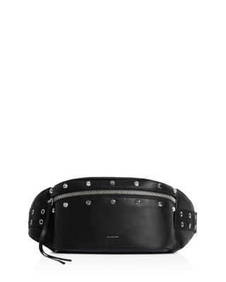 allsaints leather belt bag