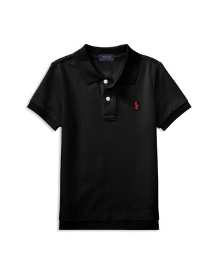 Boys' Solid Mesh Polo Shirt - Little Kid